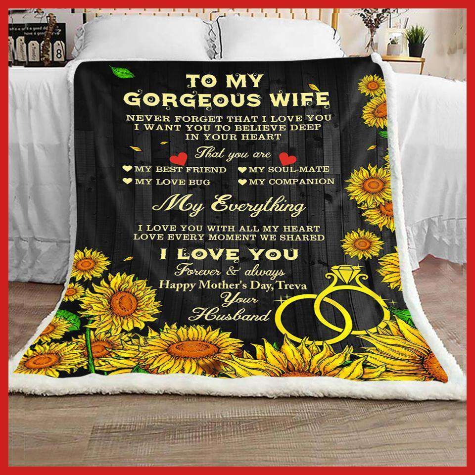 I Love You Forever And Always Giving Wife Blanket