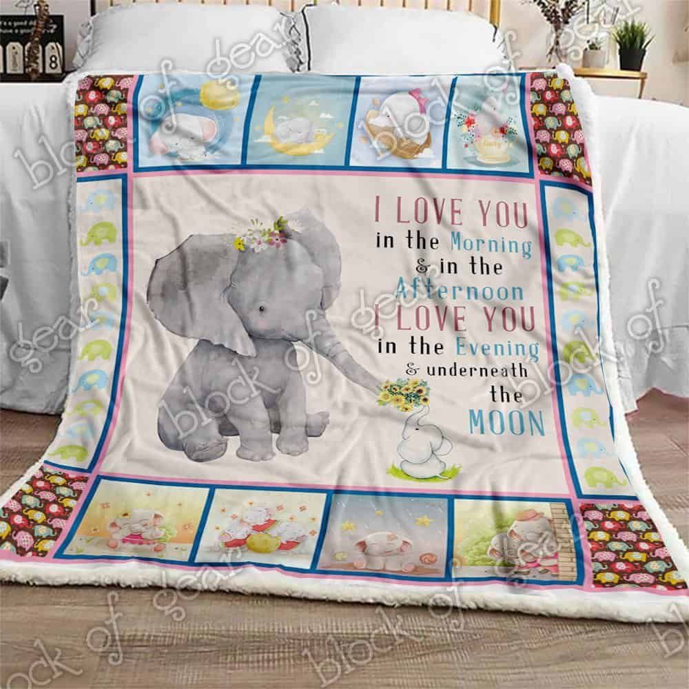 I Love You My Baby Fleece Blanket