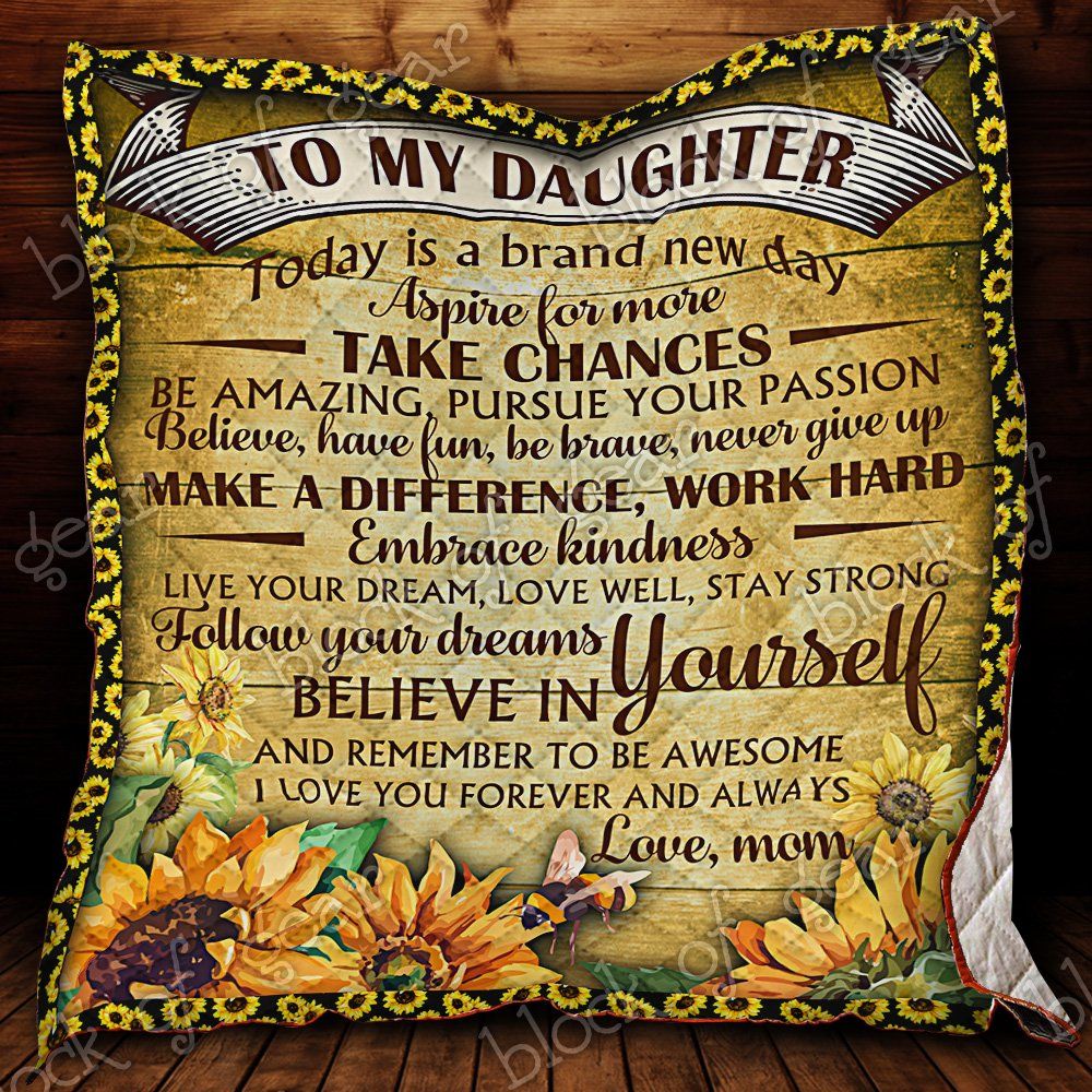 I Love You My Daughter Quilt Np131 Dhc11123717Dd