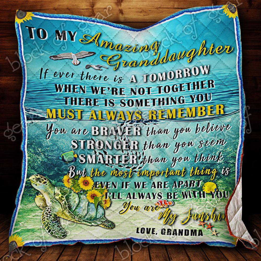 I Love You My Granddaughter Quilt Nh25 Dhc11123810Dd