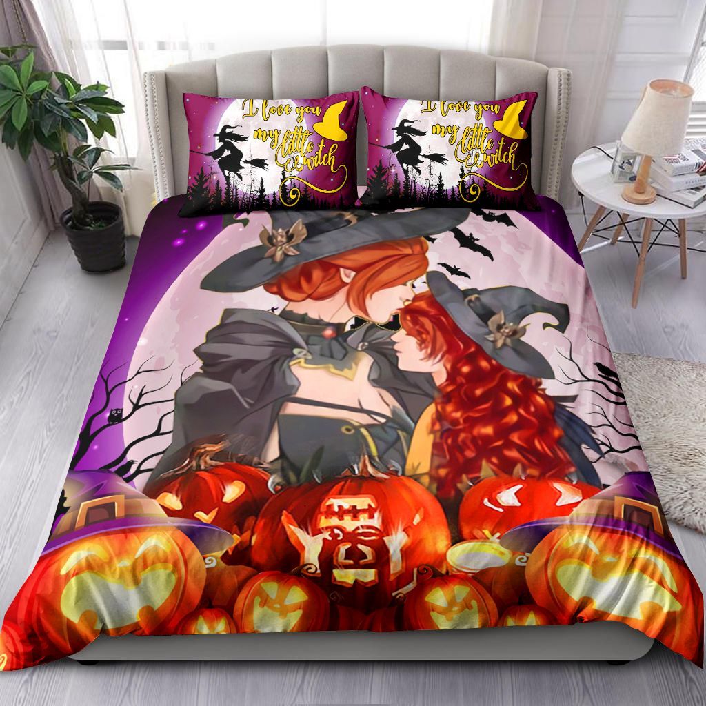 I Love You My Little Witch Bedding Set