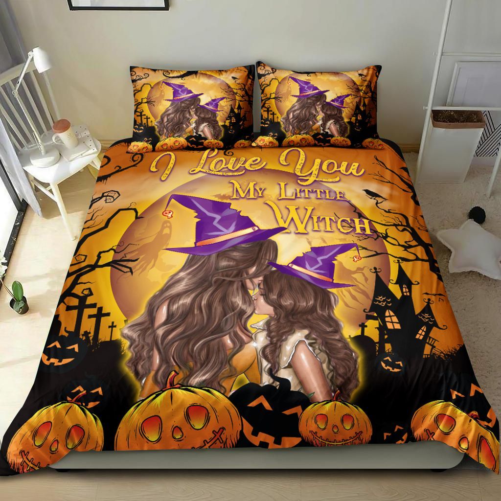 I Love You My Little Witch Bedding Set