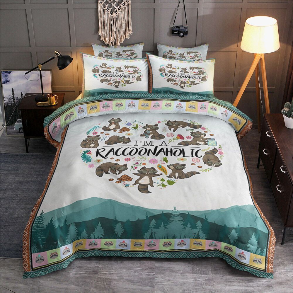 I m A Raccoon Bedding Set