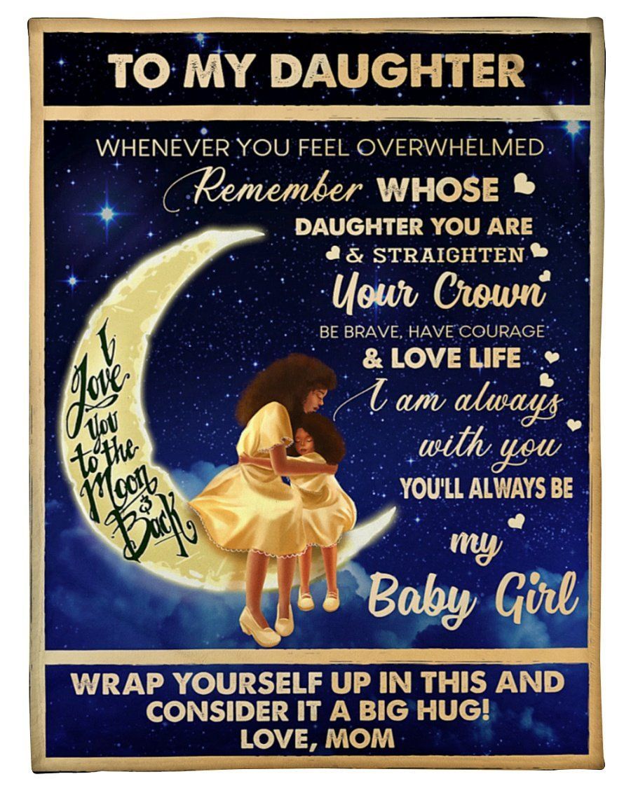 I’m Always With You Mom To Daughter Fleece Blanket Fleece Blanket