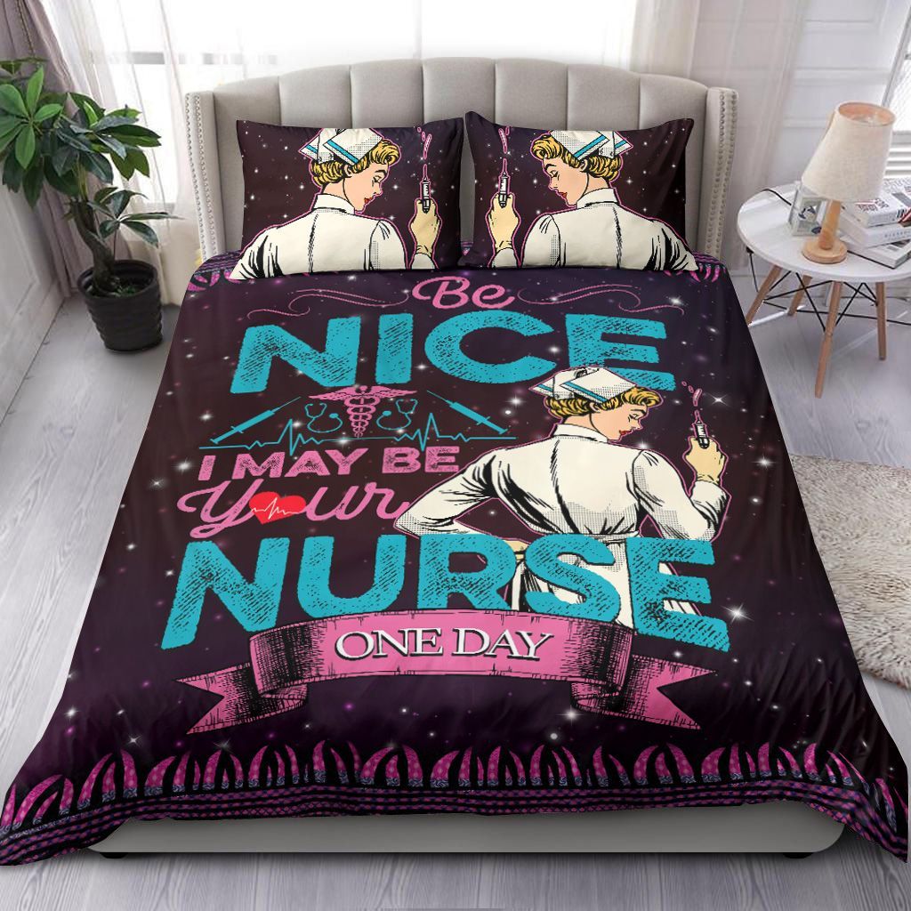 I May Be Your Nurse One Day Bedding Set
