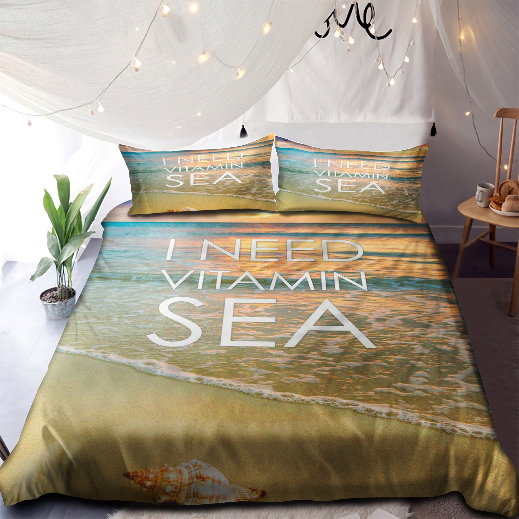 I Need Vitamin Sea Bedding Set
