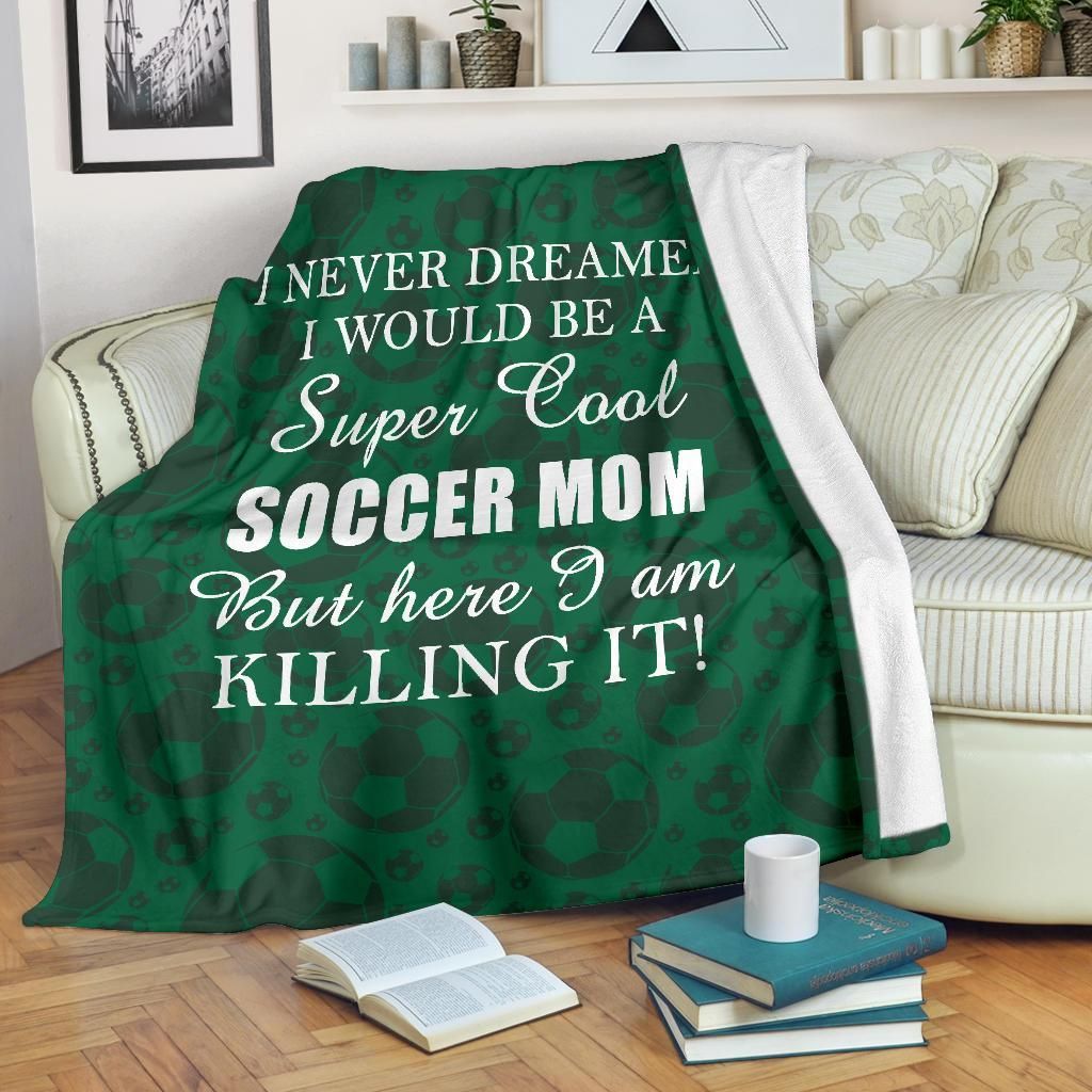 I Never Dreamed Soccer Sherpa Fleece Blanket