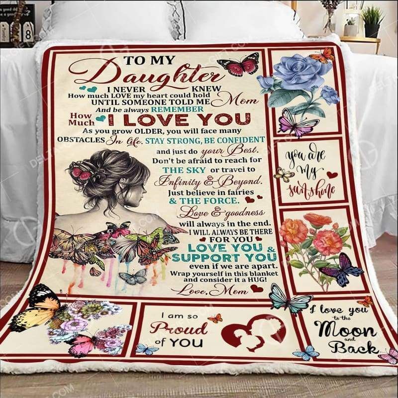 I Never Knew You Until Someone Told Me Printed Fleece Blanket