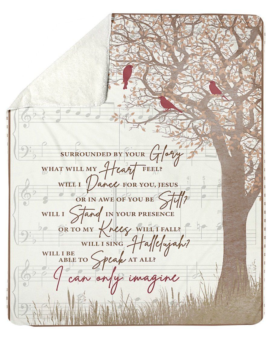 I Surrounded By Your Glory What I Will My Heart Feel Gifts Fleece Blanket