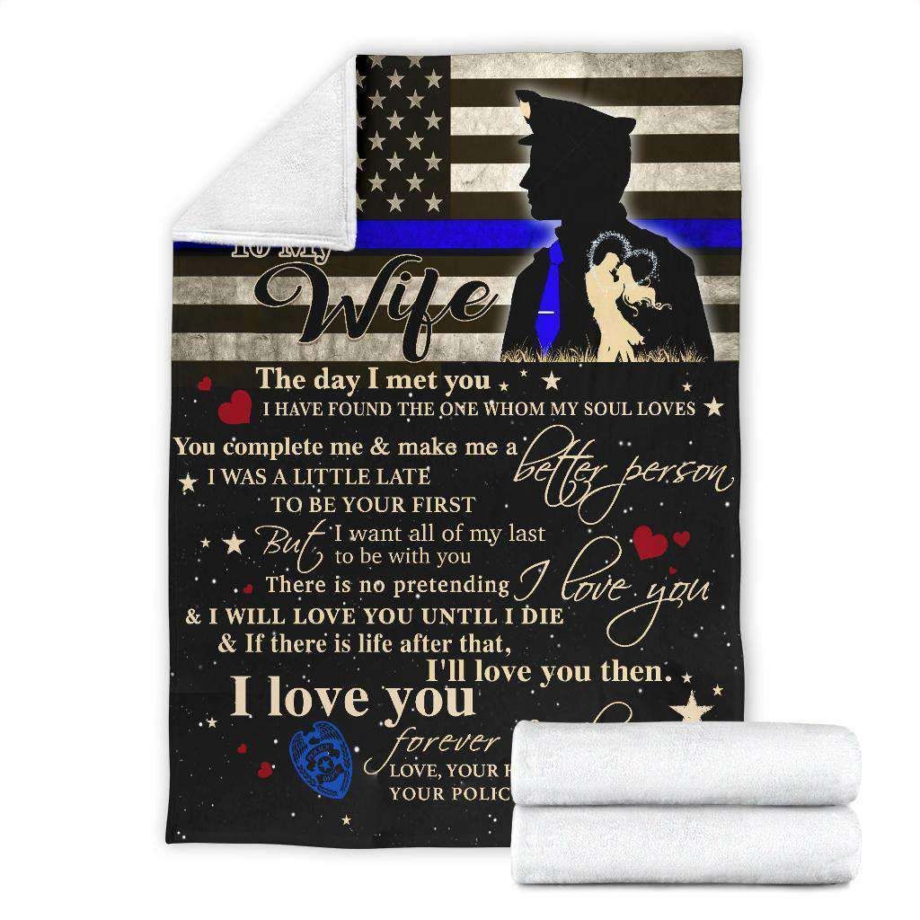 I Will Love You Until I Die Fleece Blanket