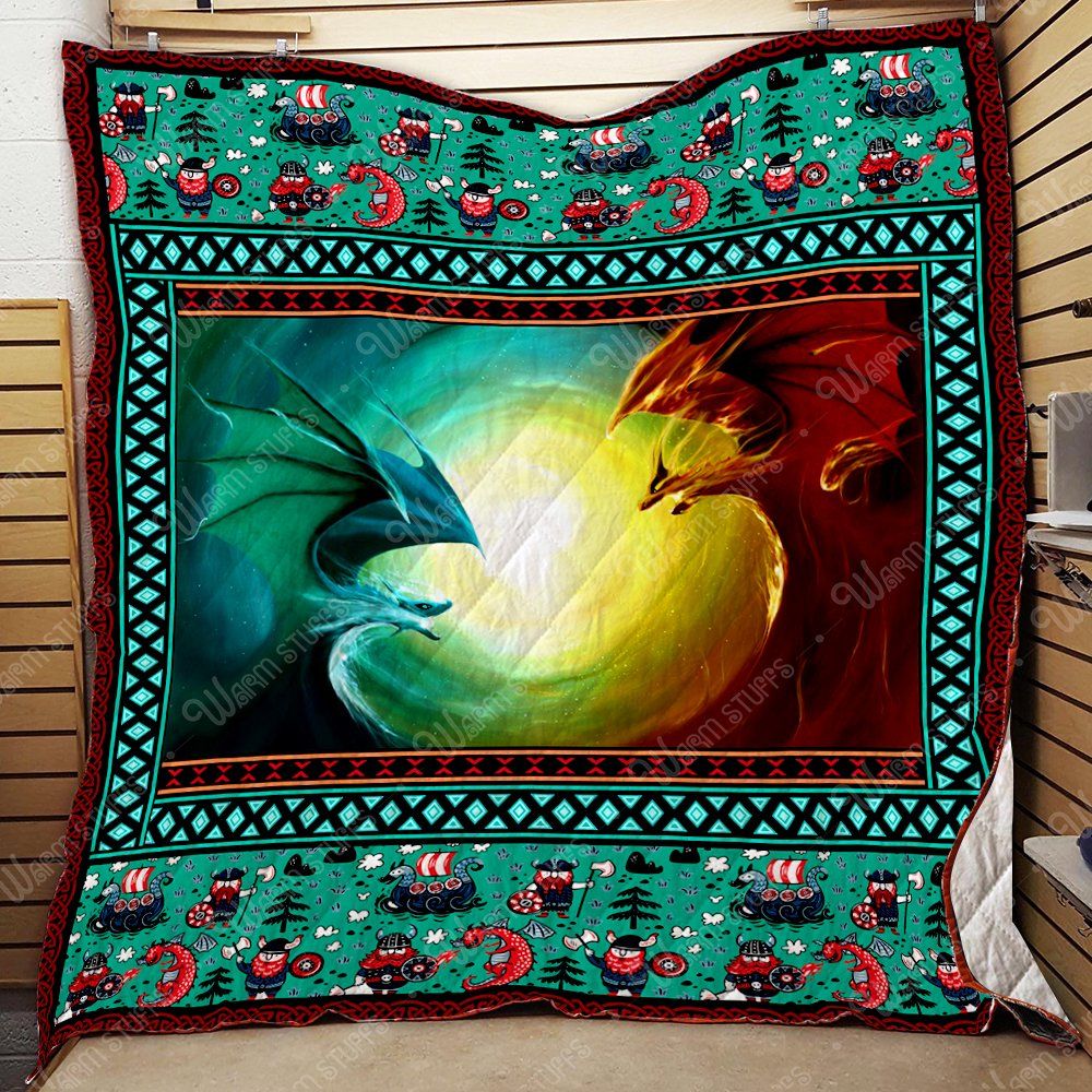 Ice And Fire Dragon Quilt Blanket Kh1 Dhc1312152Dd