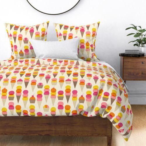 Ice Cream On Summer Day Bedding Set