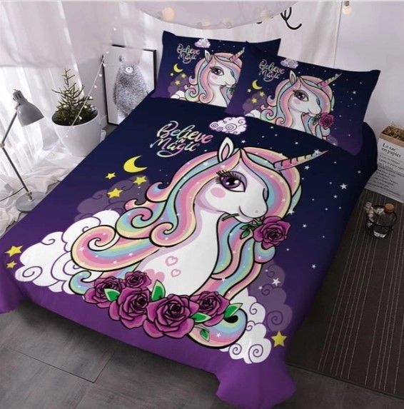 Ice Cream Unicorn Bedding Set
