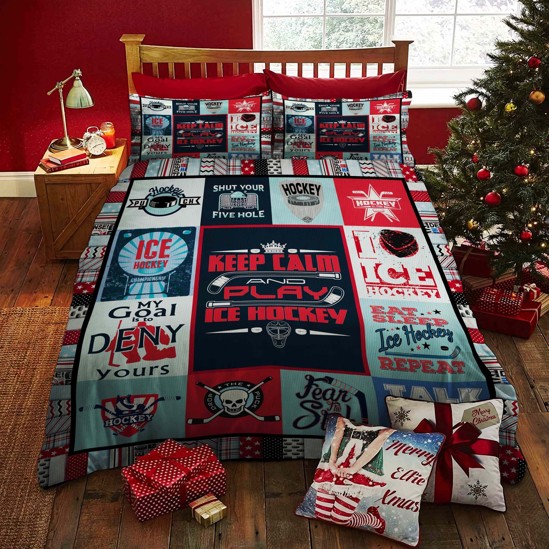 Ice Hockey Bedding Set