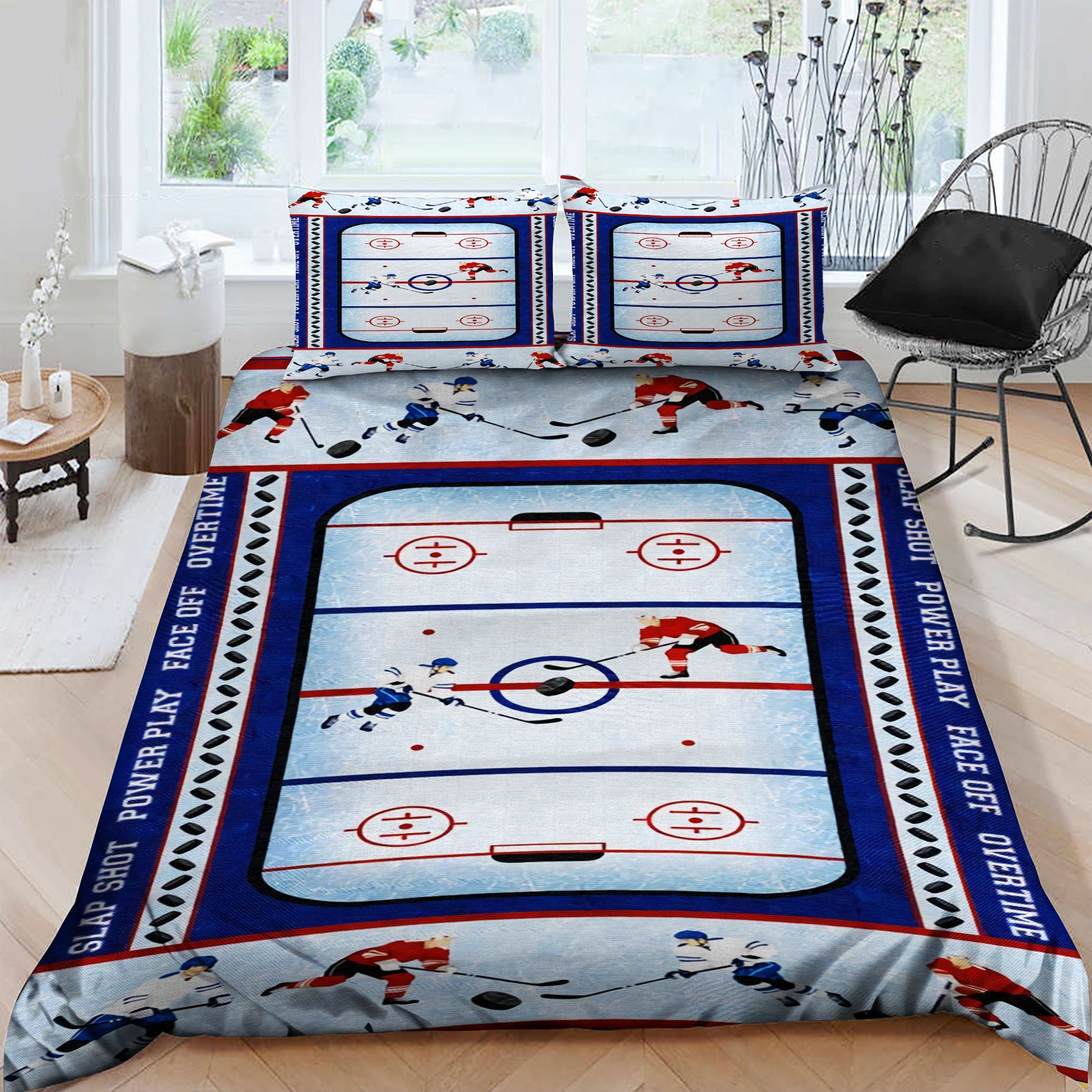 Ice Hockey Bedding Set
