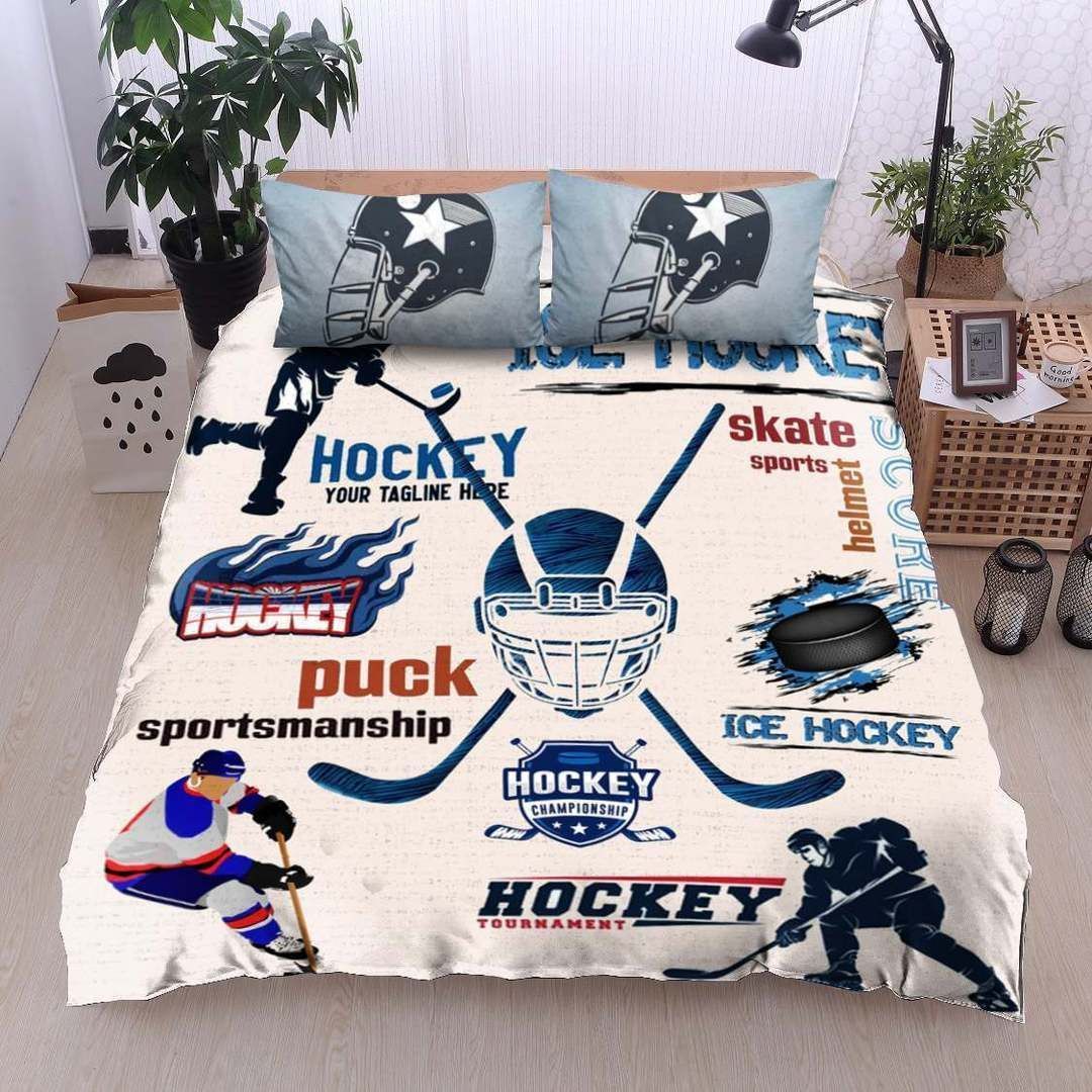 Ice Hockey Bedding Set