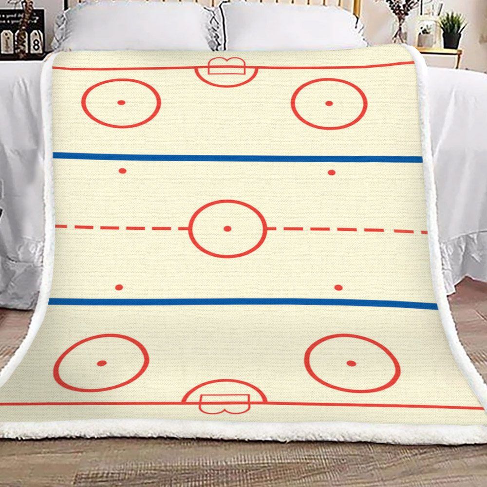 Ice Hockey Sherpa Fleece