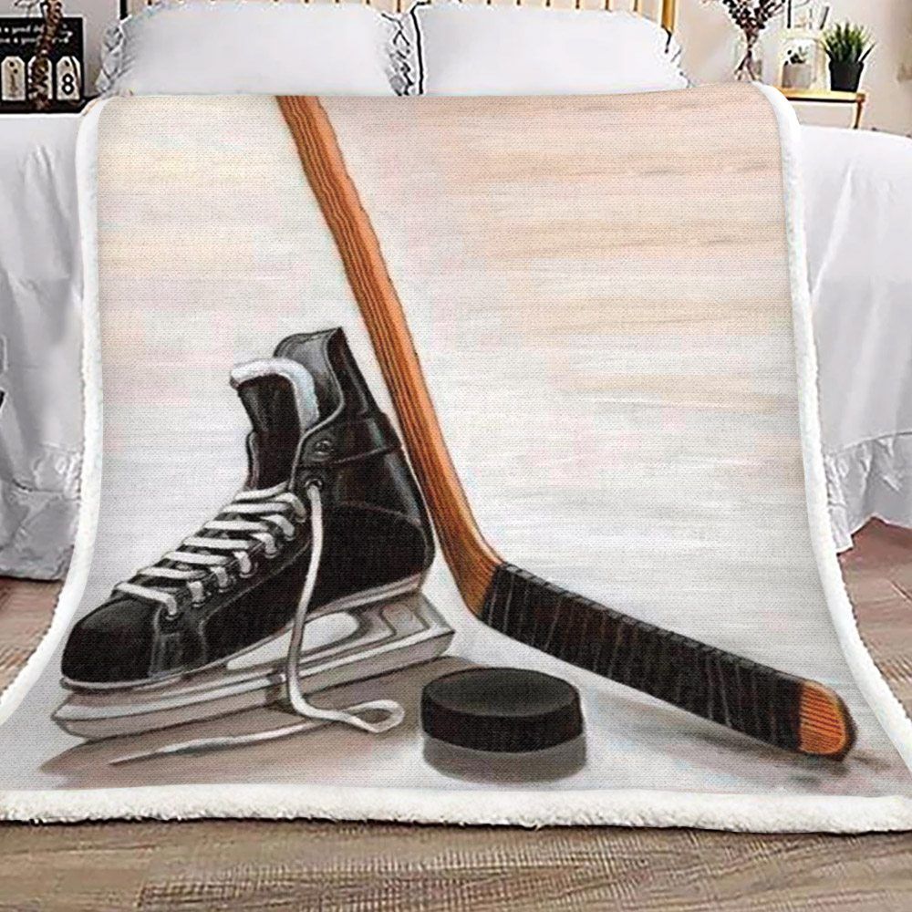 Ice Hockey Sherpa Fleece