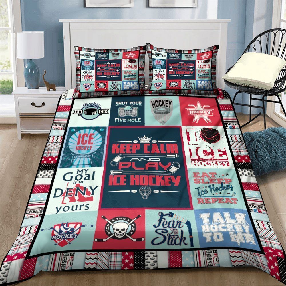 Ice Hockey Bedding Set
