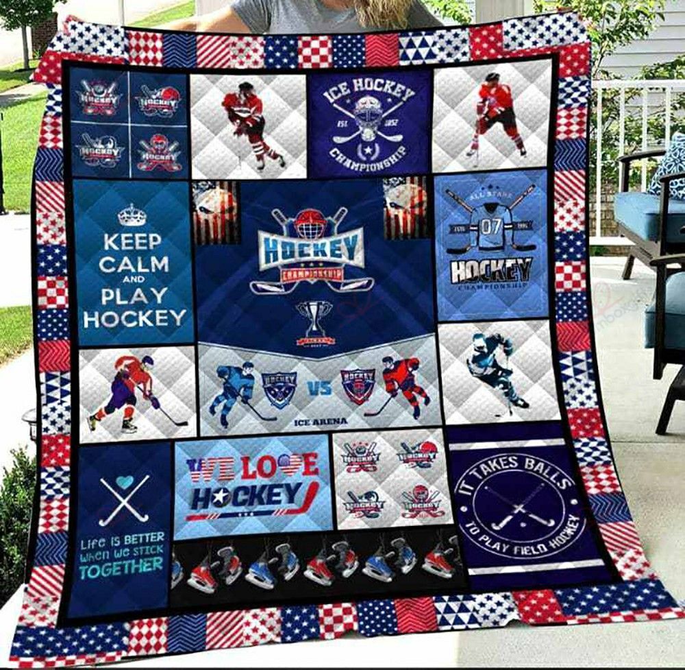 Ice Hockey GS-CL-KC0508 Quilt Blanket