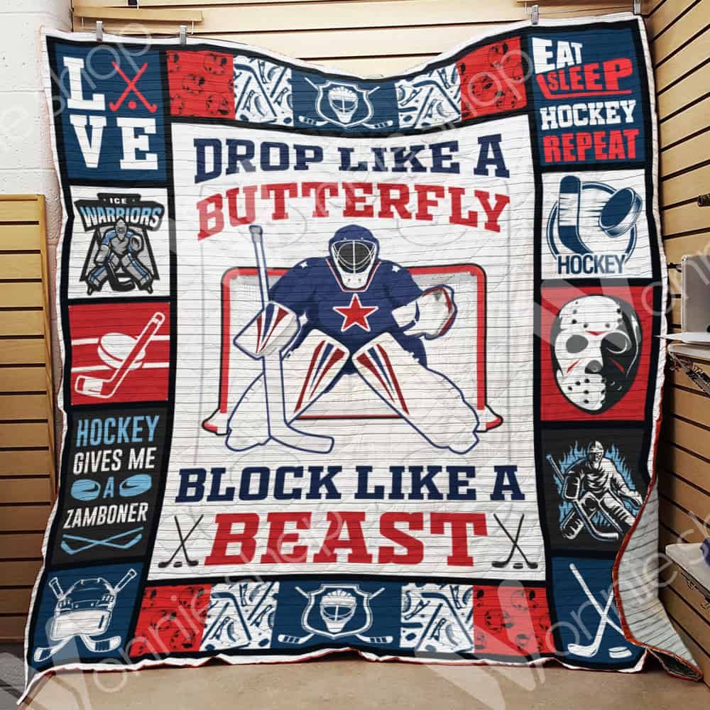 Ice Hockey Quilt Blanket DHC01021018TD