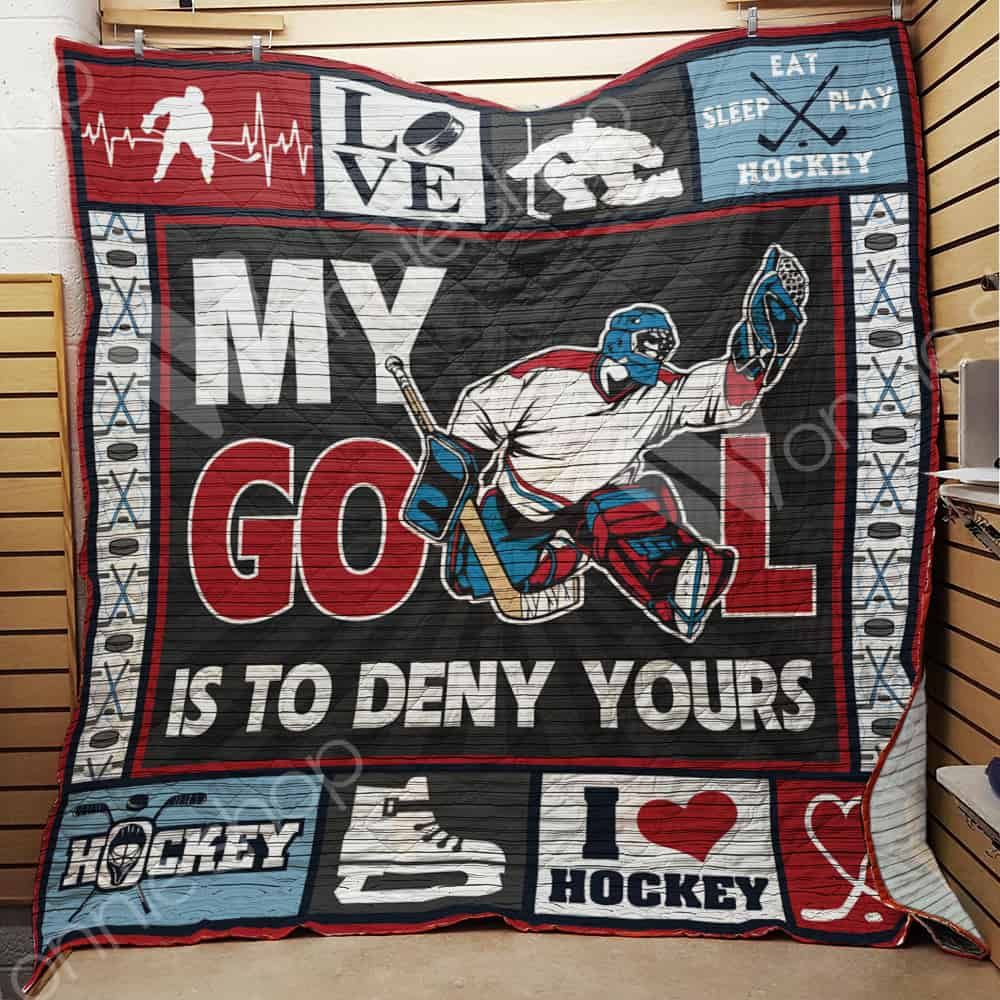 Ice Hockey Quilt Blanket DHC06021437TD