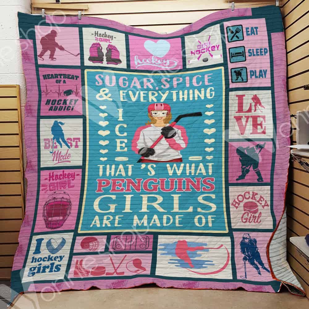 Ice Hockey Quilt Blanket DHC06021481TD