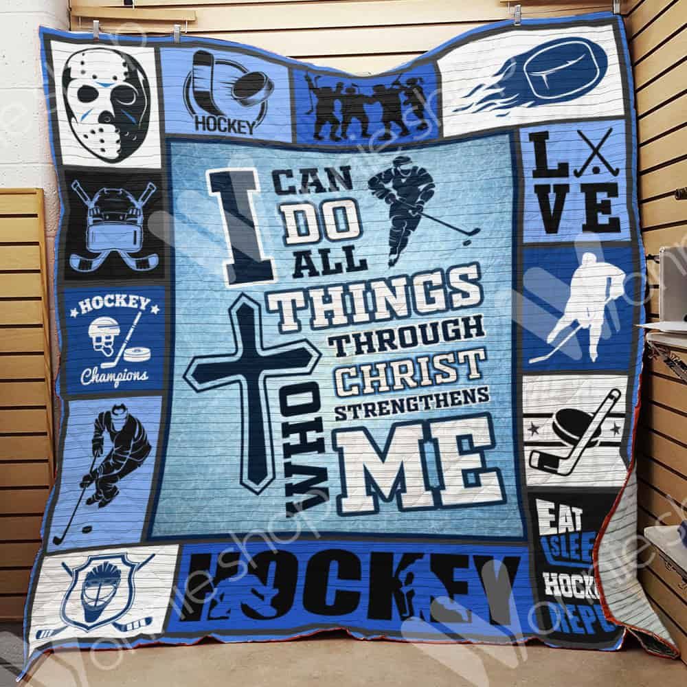 Ice Hockey Quilt Blanket DHC0602867TD