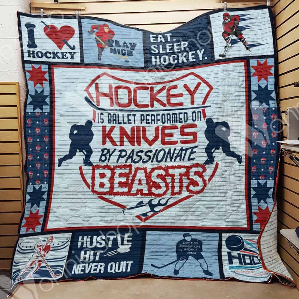 Ice Hockey Quilt Blanket DHC1002511TD