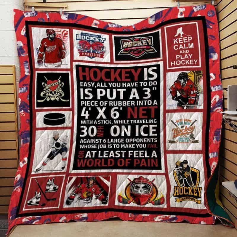 Ice Hockey Quilt Blanket DHC1402518TD
