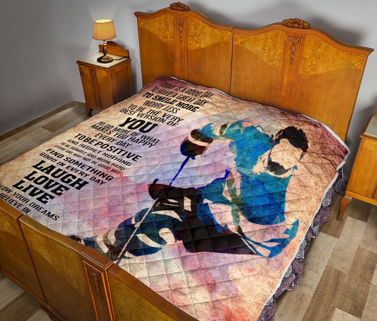 Ice Hockey Today Is A Good Day Quilt Blanket Dhc1312687Dd
