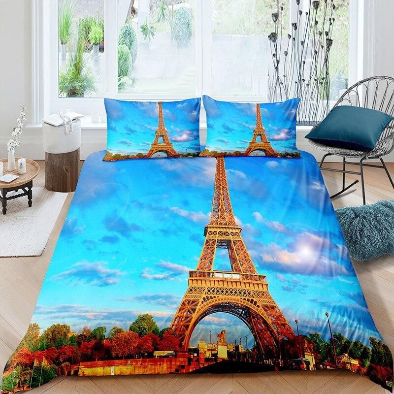 Iconic Iron Tower Bedding Set