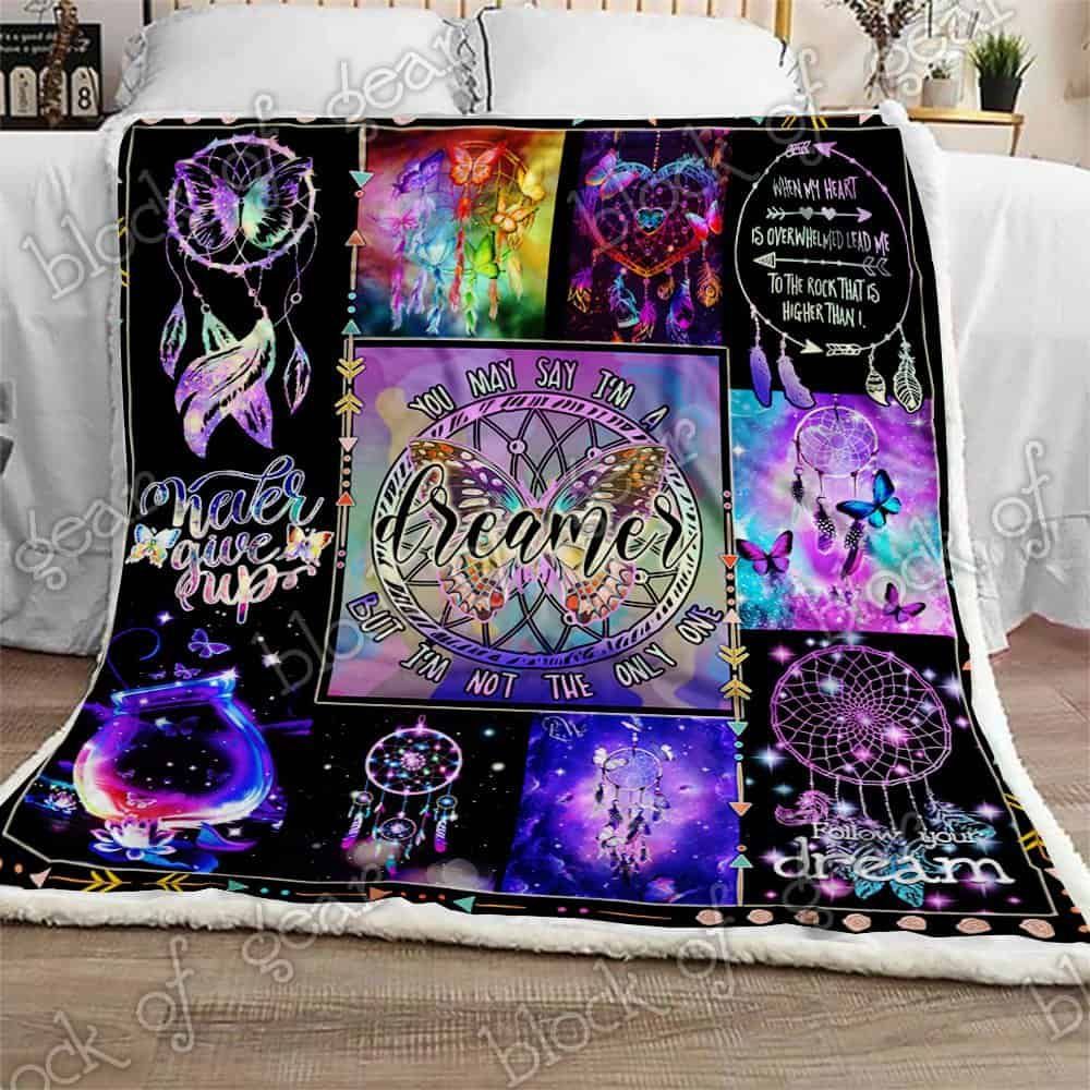 Im A Dreamer Dreamcatcher Fleece Blanket