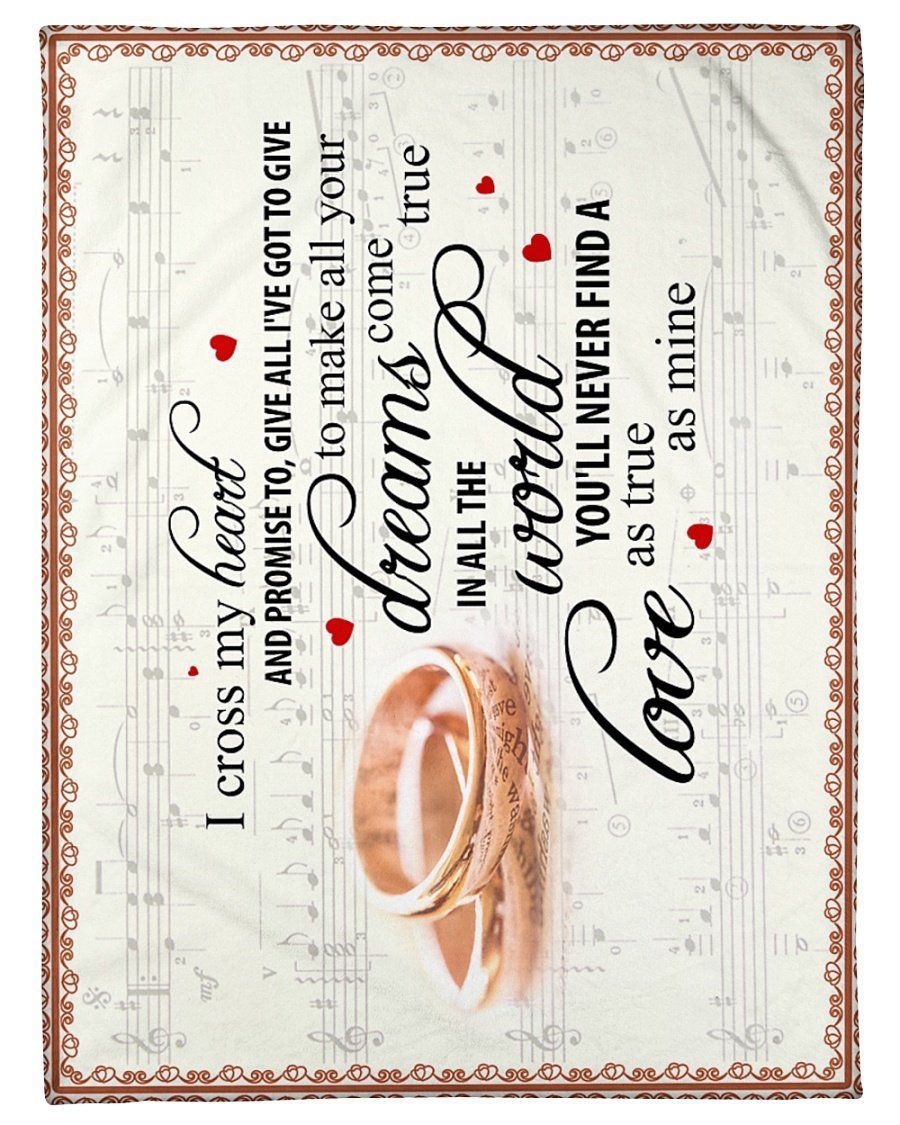 In All The World You’ll Never Find A Love As True As Mine Fleece Blanket