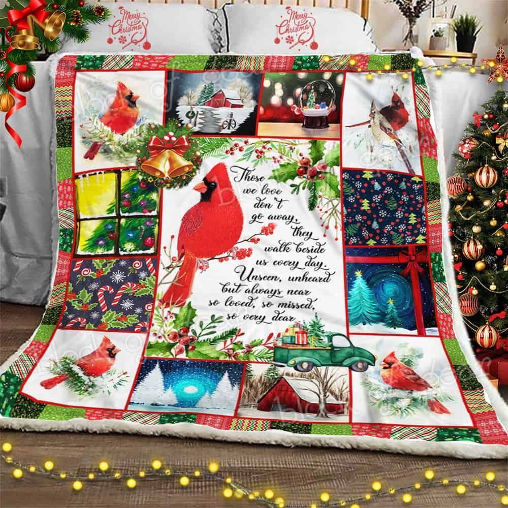 In Loving Memory Christmas Fleece Blanket