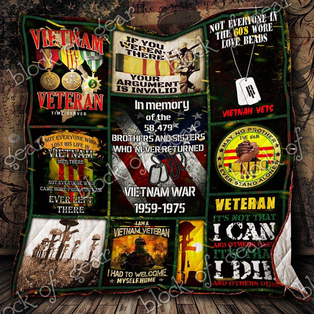 In Memory Of The 58479 Brothers And Sisters Vietnam Vets Quilt P501 Dhc11123342Dd