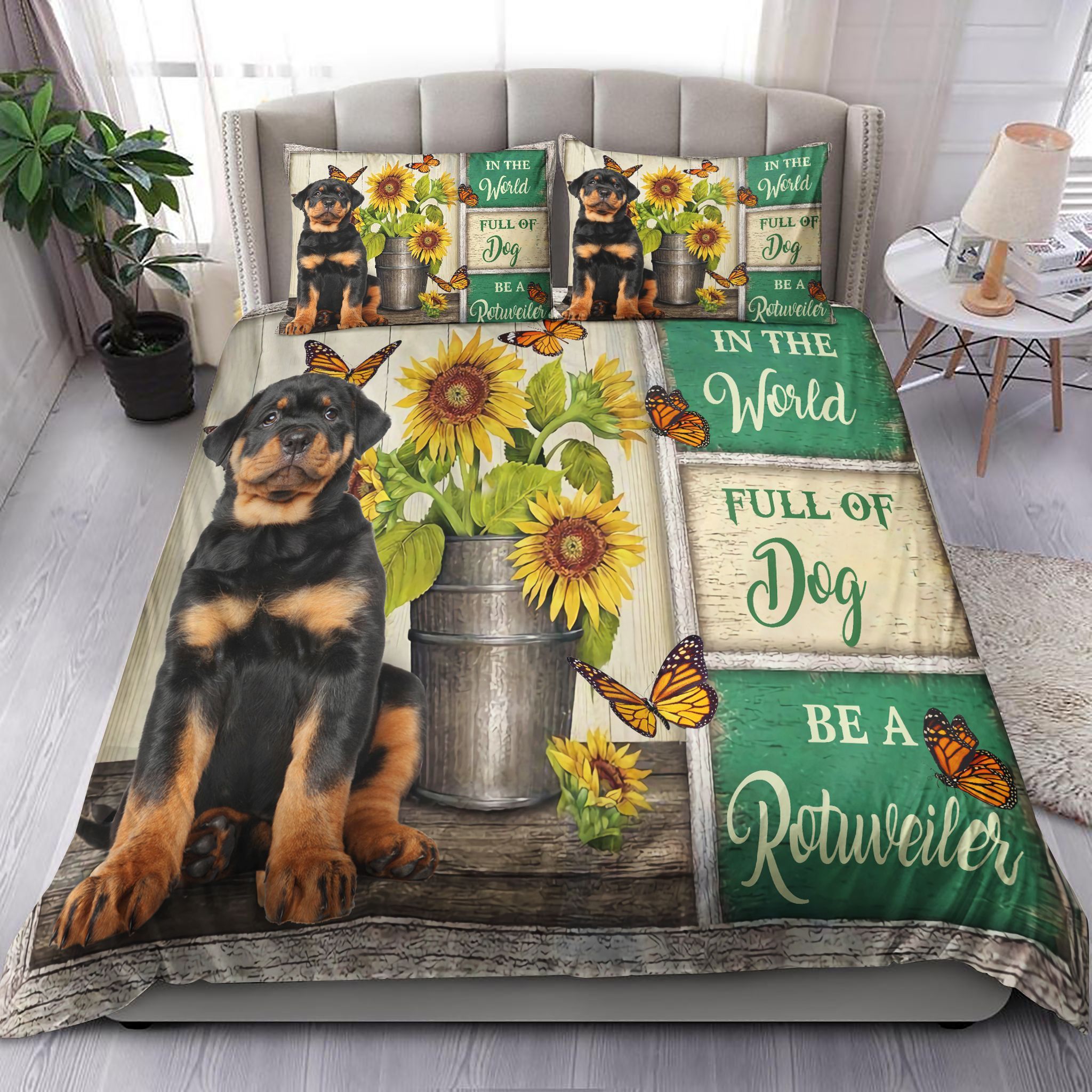 In The World Full Of Dog Bedding Set