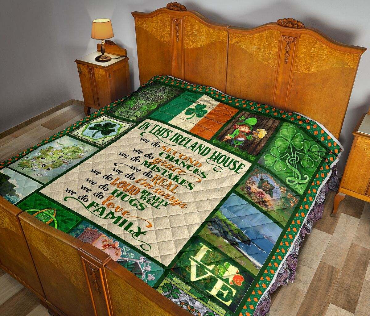 IN THIS IRELAND HOUSE QUILT DHC281111500DD