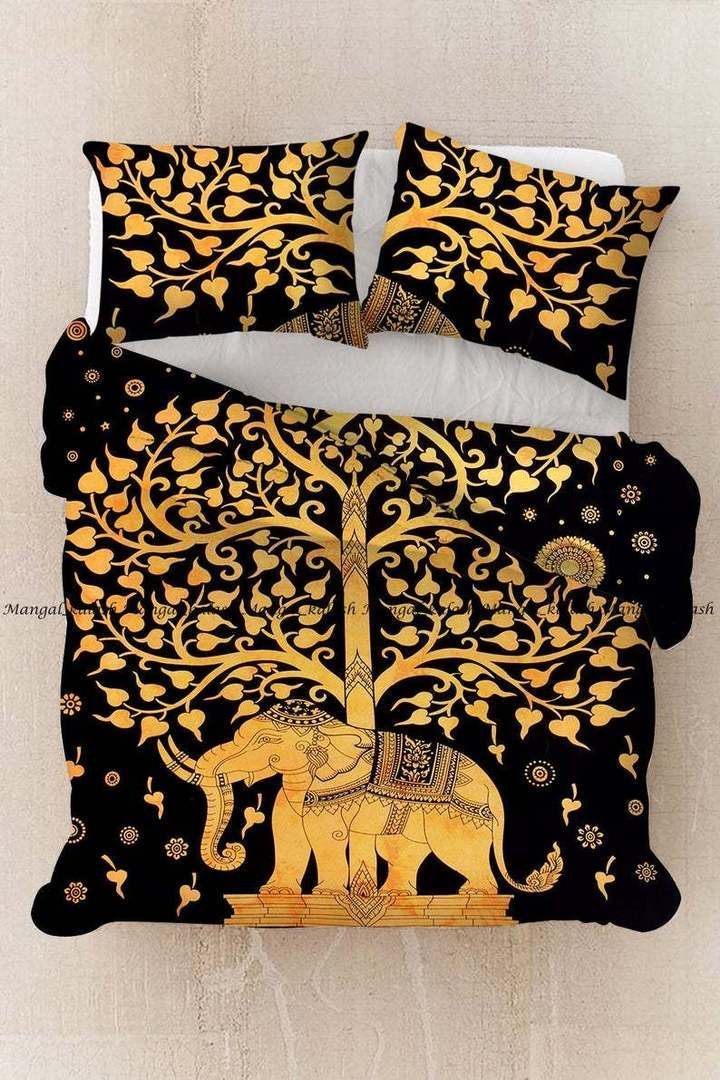 Indian Elephant Bedding Set