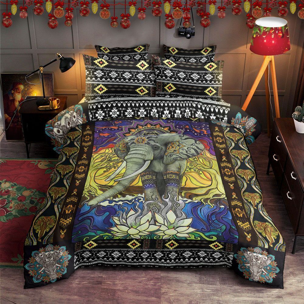 Indian Elephant Bedding Set