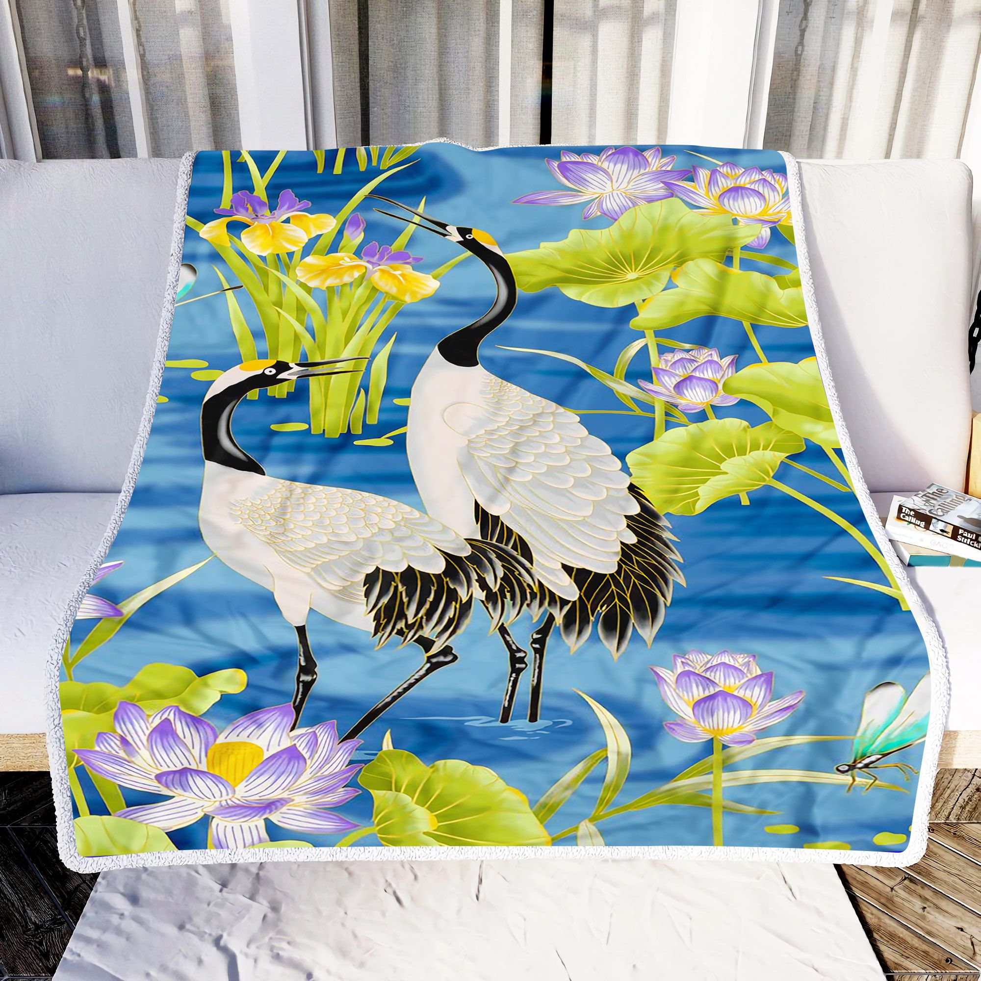Indian Peafowl Art Fleece Blanket