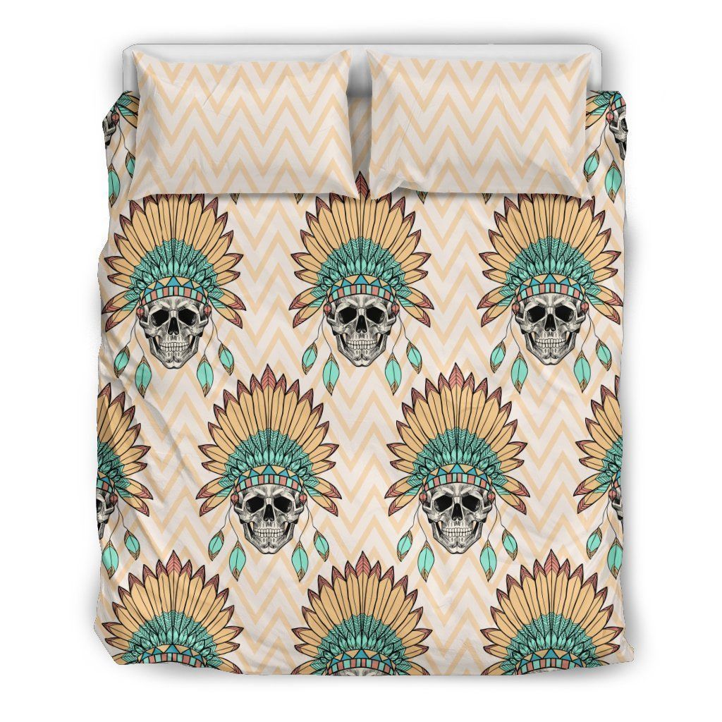 Indian Skull Bedding Set