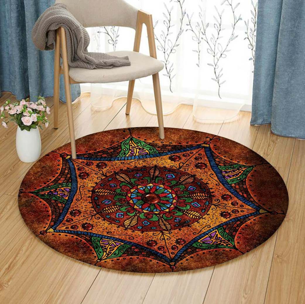 Indian Round Carpet