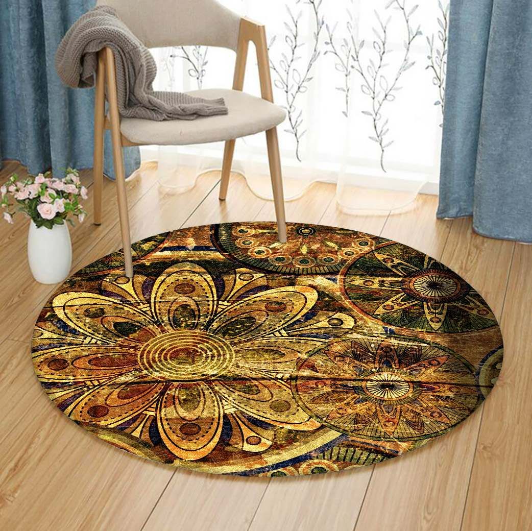 Indian Round Carpet