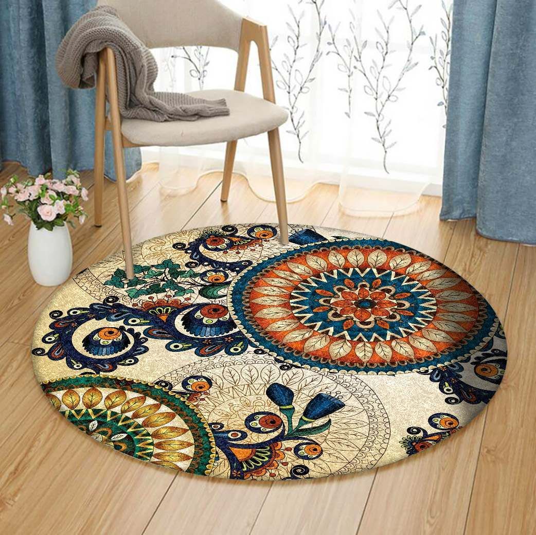 Indian Round Carpet