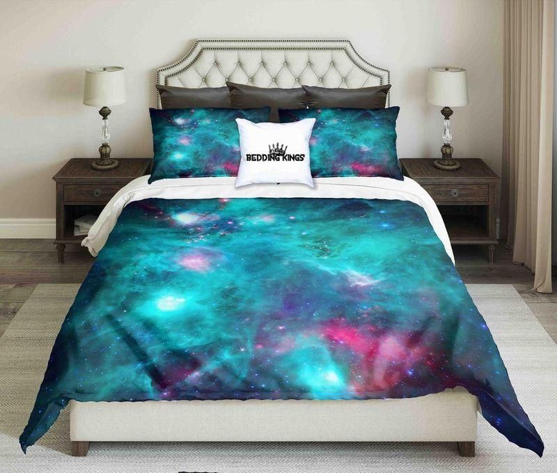 Infrared Image Of Monkey Head Nebula  Bedding Set