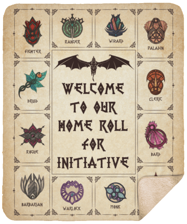 Initiative Dragon Sherpa Fleece Blanket