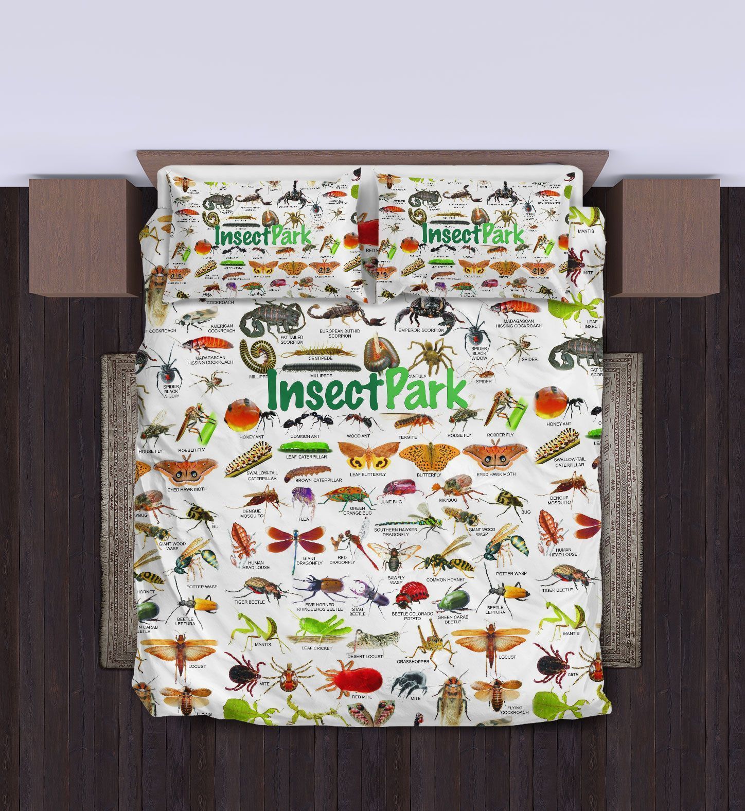 Insect Park Chart Bedding Set