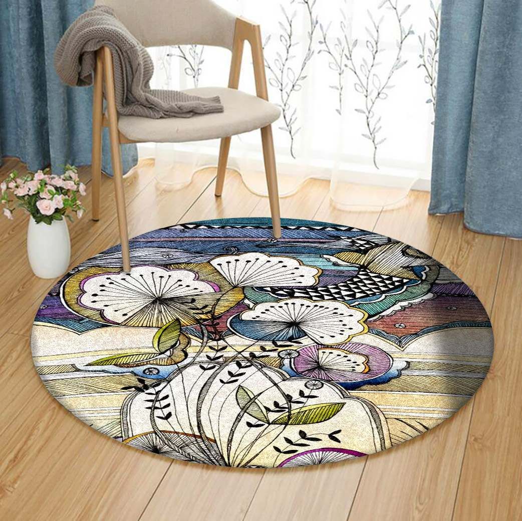 Inspired Round Carpet