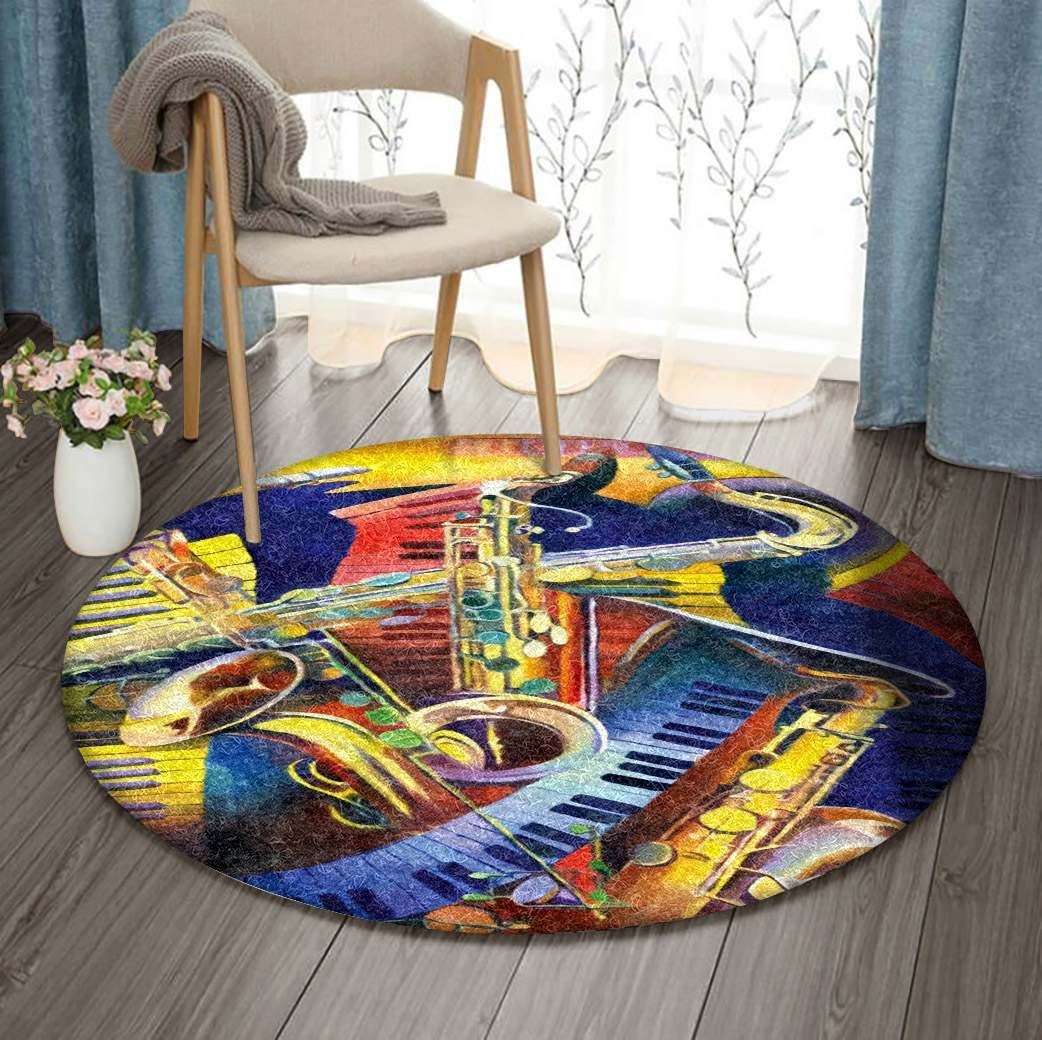 Instrument Round Carpet